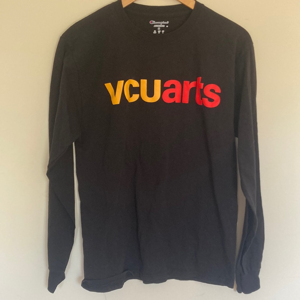 VCU Arts long sleeve champion shirt
